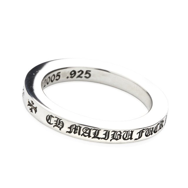 Chrome Heartsレプリカ クロムハーツ【Chrome Hearts】スペーサー リング 3mm CH マリブ Fuck you